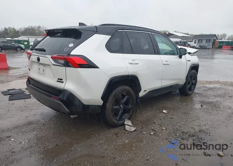 2019 Toyota Rav4 Hybrid Xse z USA, uszkodzony, nr VIN 2T3EWRFV7KW033054